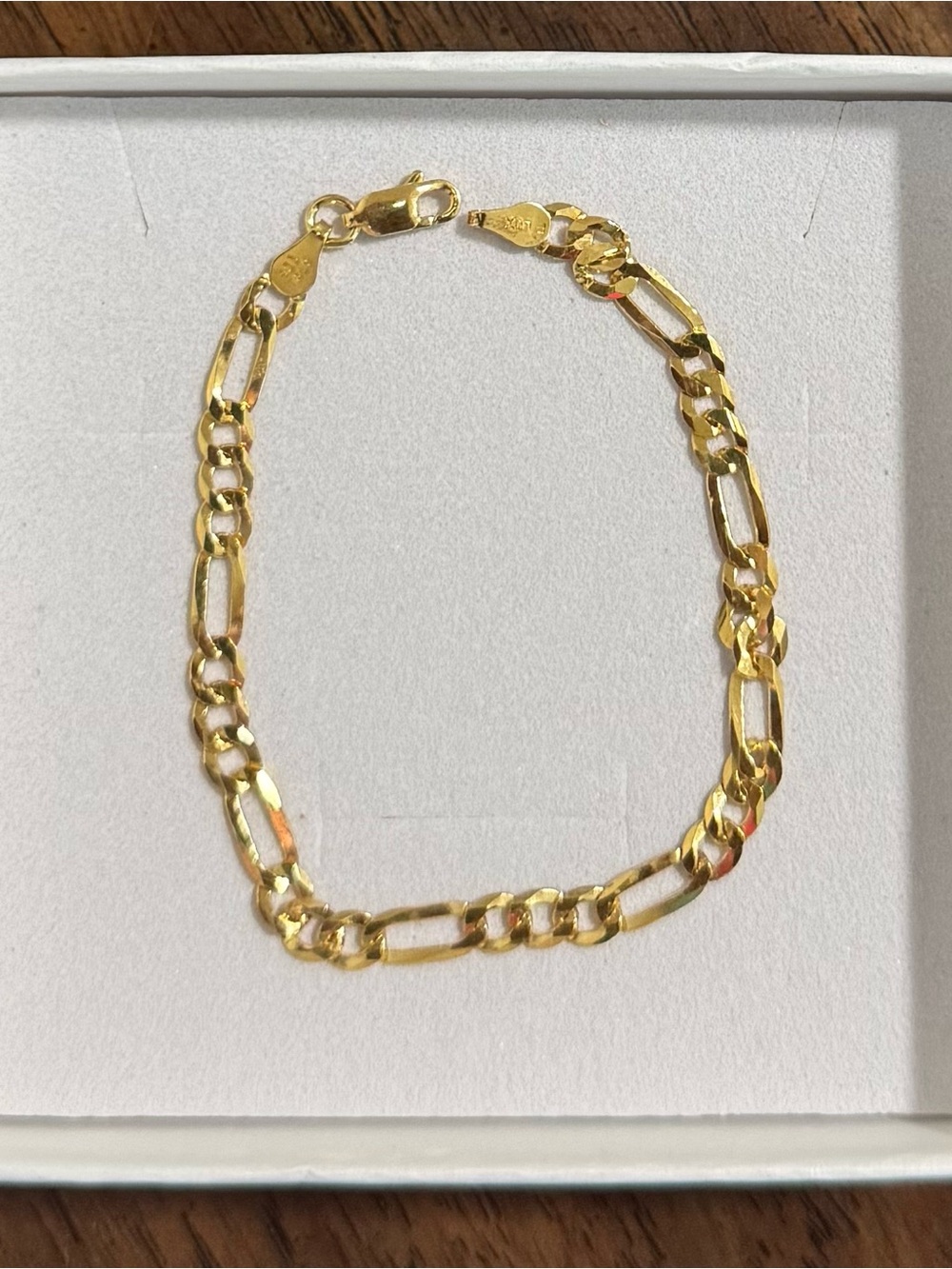 Classic Gold Figaro Bracelet - Women Jewelry